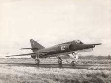 ETENDARD IV AVION DE CHASSE  AVIATION AERONAUTIQUE 24 x 18 cm