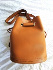 SAC SEAU LE HUIT GM EN CUIR CAMEL LANCEL - NEUF AVEC ETIQUETTE