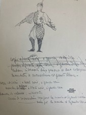 Beau Dessin Crayon 1830 XIXe Jules Robert Auguste Étude Jeu De Carte Art Ancien