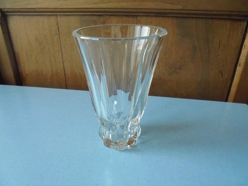 Vase cristal taillé st - cristal,