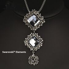  Collier sautoir carré