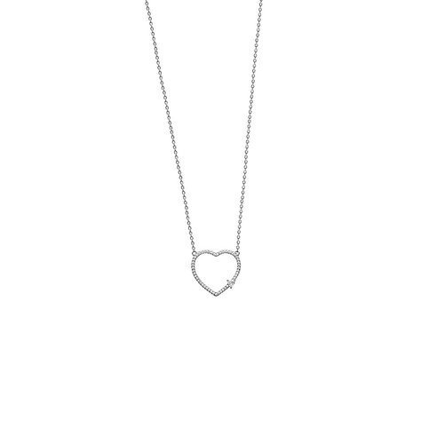 Collier coeur argent 925 - argent,