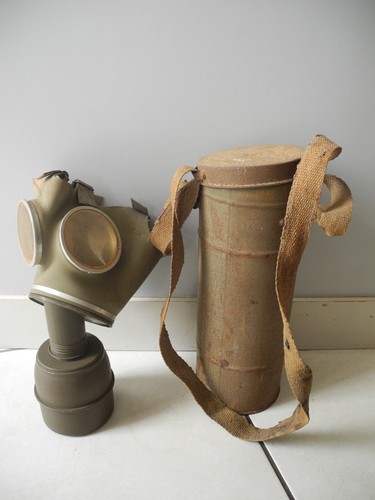 Militaria masque gaz - masque,