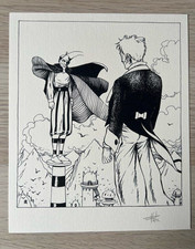 Jolie jeune fille  EX LIBRIS  superbe et INTACT très rare signé  Lebeault💕