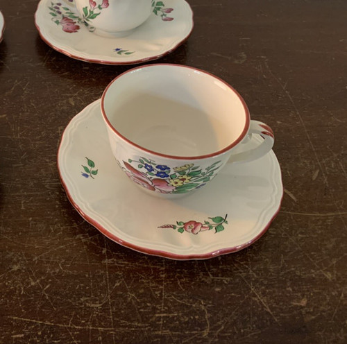 Ensemble café faïence - café, de