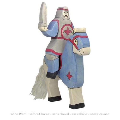 Cavalier epée bleu bois - bleu,