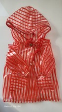 Ancien vêtement imperméable manteau pluie POUPEE TINNIE vintage habit bébé 