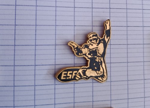 Pin esf skieur - , planche