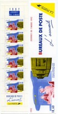 Timbre France Carnet  BC2744A** JOURNEE DU TIMBRE 1992  non pliée