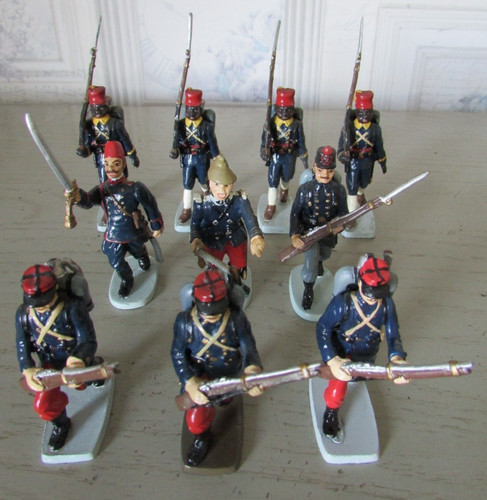 Lot soldats plomb au - de, de