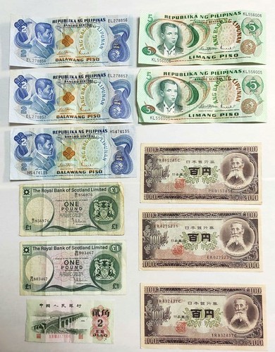 Lot anciens billets - lot, d'anciens