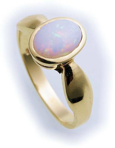 Bague femme opale - en,