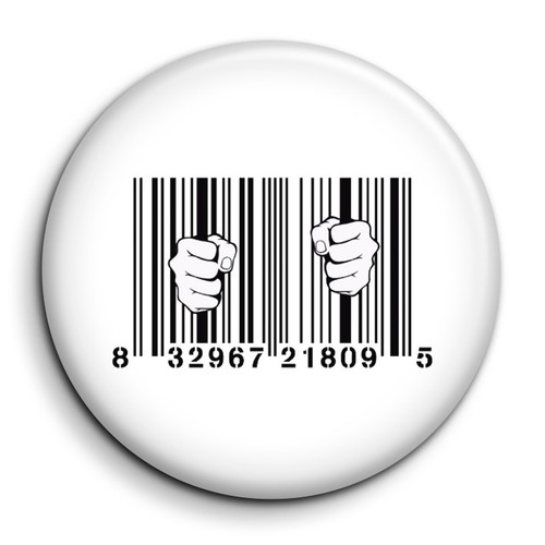 Code barre badge 38mm - -,