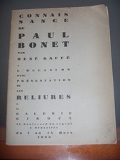 Art: Connaissances Paul Bonet