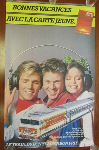 Affiche sncf train 1983 25 - sncf, n°