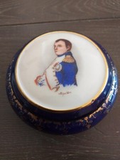 Petite Bonbonnière Napoléon Céramique Solignac Limoges