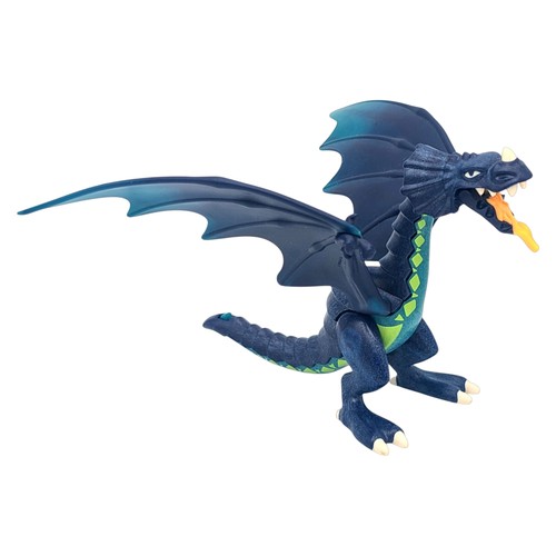 Playmobil dragon bleu vert feu