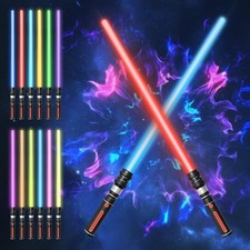 Laser 12 Couleurs Lightsaber 2 pièces Laser pour Enfants Adultes FX simulé Fi...
