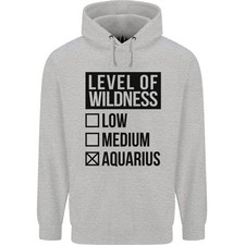 Niveaux De Sauvagerie Aquarius Homme Sweat À Capuche 80% Coton