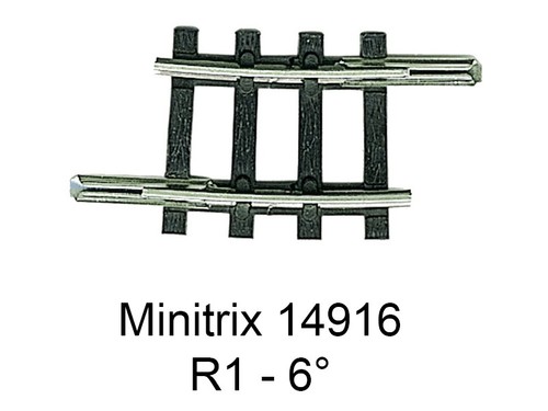 Trix rail courbe - trix, r1