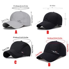 Chapeau De Baseball En Maille Pour Hommes Et Femmes Casquette À Visière D' /