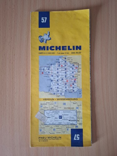 Carte michelin - michelin, n°57
