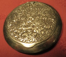 POUDRIER ancien ARGENT