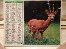 Lot 7 Almanach ptt 1984 à  1990 tbe