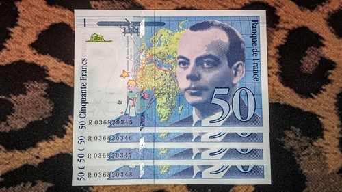 Billets francs saint - francs,