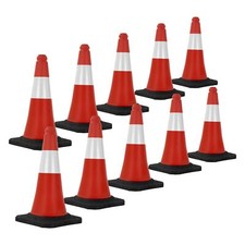 Cônes d'avertissement en PVC pylône lot triangles de circulation/signalisation