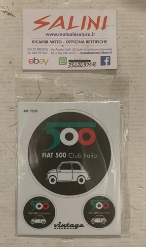 Autocollant vintage fiat - fiat, 500