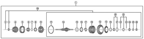 Shimano nexus rollerbrake - shimano, 7