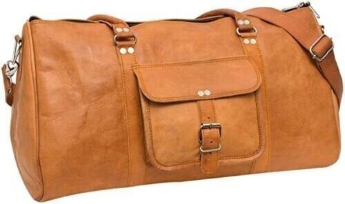 Sac voyage vintage cuir - en,