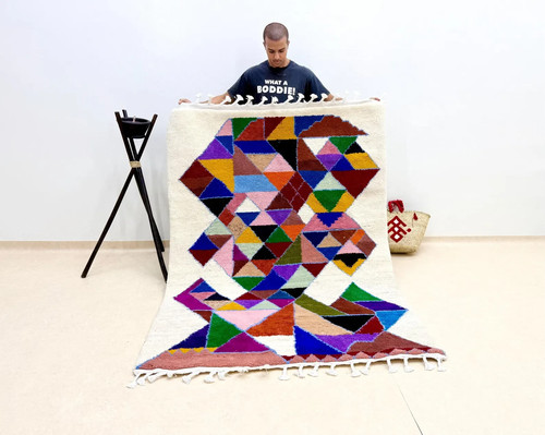 Tapis laine berbère - tapis, en