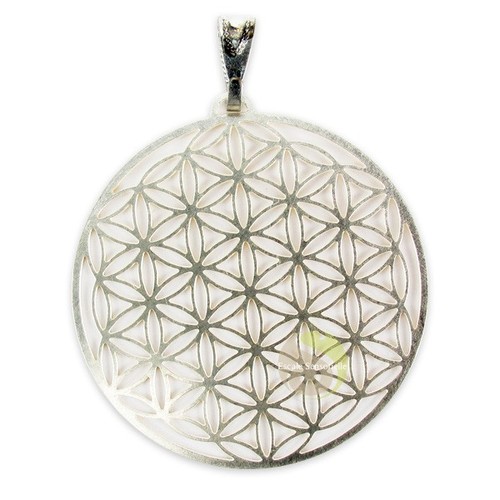 Pendentif fleur vie - pendentif,