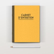 Carnet d'entretien Jaune