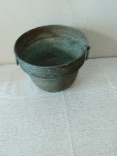 Ancien cache pot porte plante - cache,