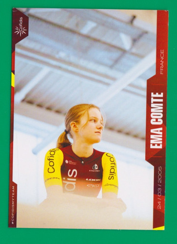 Cyclisme carte cycliste ema - carte,