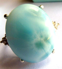 Bague Larimar véritable