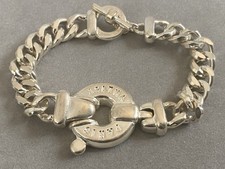 Vintage bracelet Agatha Paris couleur argent bracelet gourmette