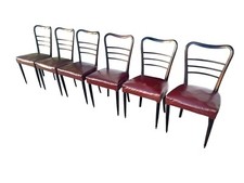 Lot de 6 chaises vintage