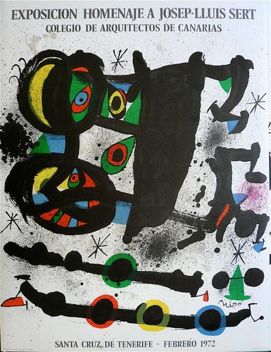 Joan miro affiche lithographie - affiche,