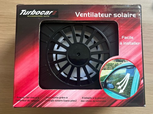 Ventilateur solaire vitre pour - vitre,
