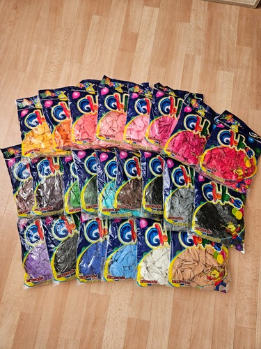 Lot ballons latex - de,
