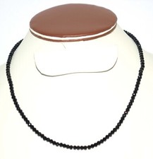 925 Argent Fin Noir Spinelle