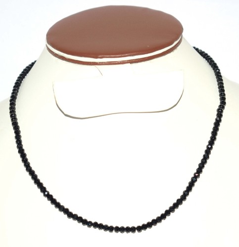 925 argent fin noir spinelle - 925,