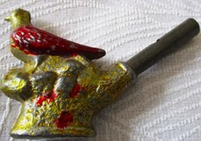 Jouet ancien sifflet oiseau