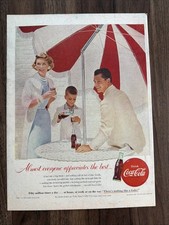 1955 Coca Cola Print Ad Family