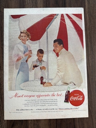 1955 coca cola print family - 1955,