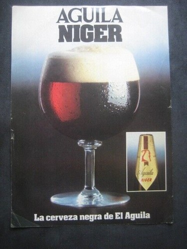 Bière aigle niger publicité - biÈre,